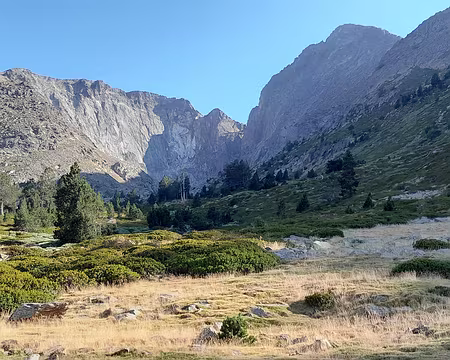 001 (151) J37 - La face nord du Canigou (dans le creux il y avait encore un glacier il y a quelques décennies) vue depuis les Cortalets.