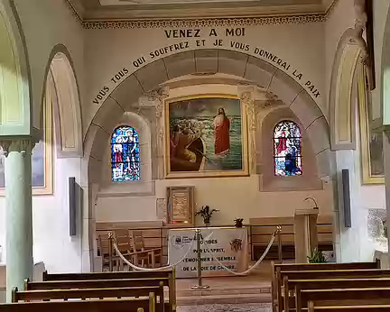 064 Intérieur de l'église Saint-Pancrace d'Yvoire