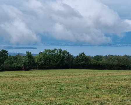 095 Le Léman, vu depuis la chapelle de Champeillant (890 m)