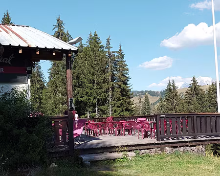 arrivée au refuge du Lachat arrivée au refuge du Lachat