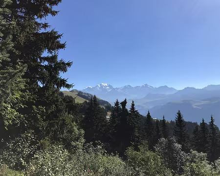 du refuge vue sur le Mont Blanc du refuge vue sur le Mont Blanc
