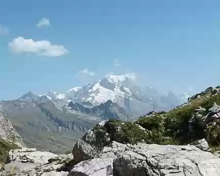 vue sur le Mont Blanc vue sur le Mont Blanc