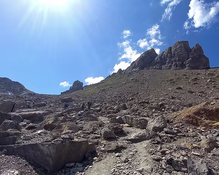 Pointe du Presset et col en vue Pointe du Presset et col en vue