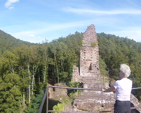 P1170611 Vue depuis le haut du rocher...