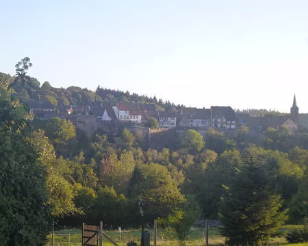 P1170718 ...et le village de la Petite-Pierre sur son éperon rocheux