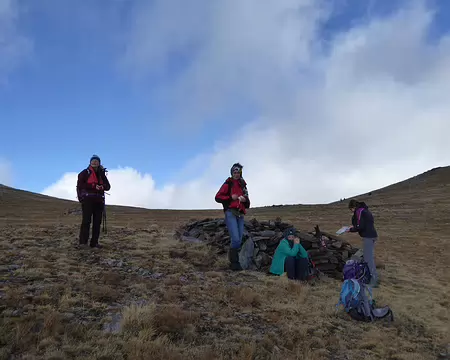 pause au col à l'abri du vent pause au col à l'abri du vent