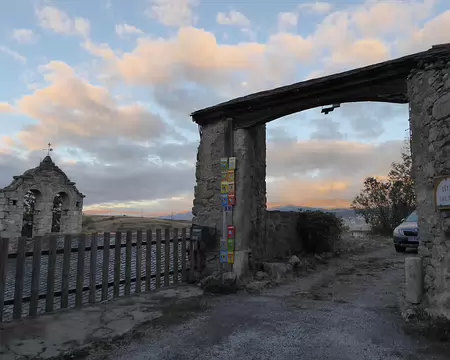 départ matinal de notre gîte à Eyne en taxi départ matinal de notre gîte à Eyne en taxi