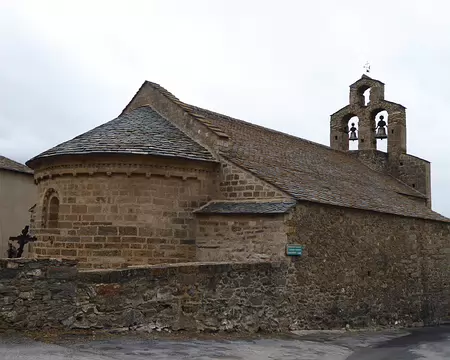 village de Llot et son église village de Llot et son église