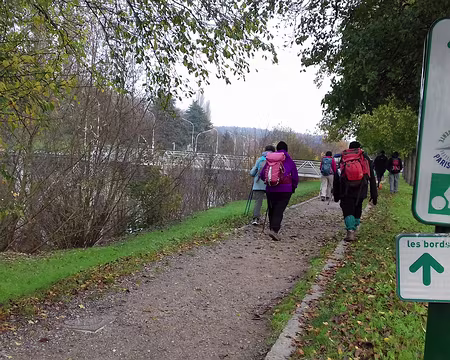003 Départ le long de l’Oise pour une boucle de 12 km autour de L’Isle-Adam