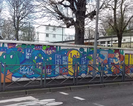 025 Fresque murale (école maternelle le Muguet, Chaville)
