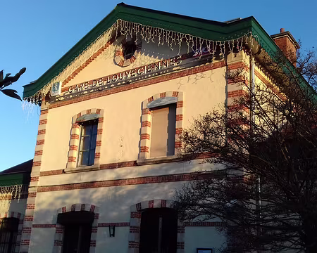 001 Départ de Louveciennes (Yvelines) pour une randonnée de 21 km jusqu’au Vésinet via Marly-le-Roi, Port-Marly, et Le Pecq