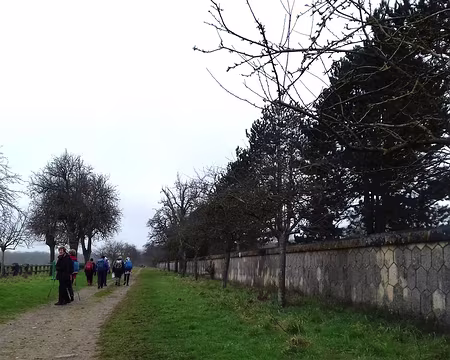 006 Le chemin qui mène à la forêt longe l’ancienne propriété de Marcel Dassault (la villa du Golf)