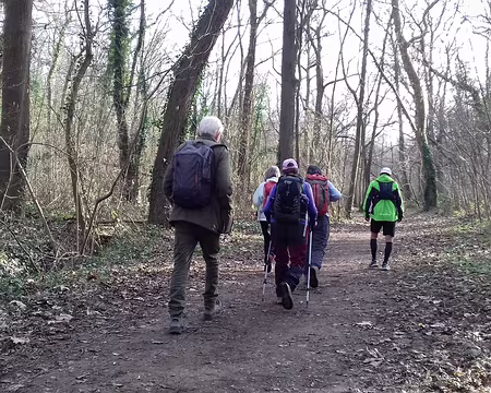 016 Arrivée dans la forêt domaniale de la Malmaison par le chemin de Saint-Cucufa