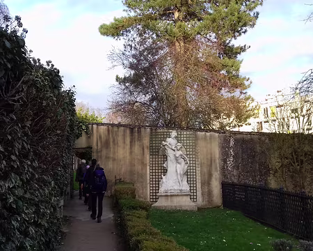 048 Statue de Camille Corot près de la maison du peintre, sur le mail Alphonse Lemerre à Ville-d’Avray