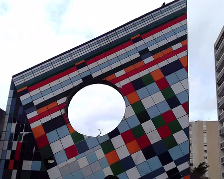 032 Entrée de la station de métro Créteil-Préfecture (1974)