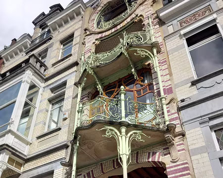 015 La plus extravagante : la maison St Cyr 1901-1903 architecte Gustave Strauven.