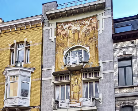 026 Ancienne maison atelier de Paul cauchie, rue des Francs. 1905