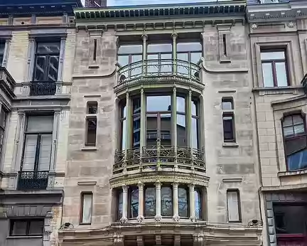 041 Hôtel Tassel, architecte Victor Horta 1893-1894, la 1ère maison art nouveau au monde.