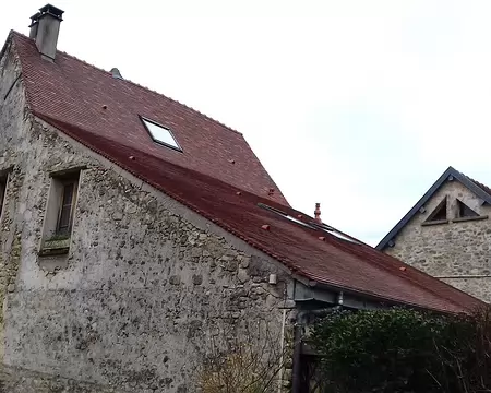 033 La ferme des Moulineaux était, au XIIIème siècle, la propriété du seigneur de Bailly. Sous le règne de Louis XIV, en 1692, enclavée dans le grand parc de...