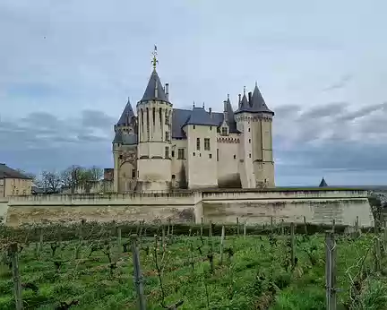 115 Le château de Saumur.possession des Comtes d'Anjou puis des Plantagenêts, il est transformé en forteresse royale au début du XIIIe siècle à l'époque du roi...