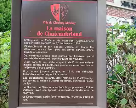 012 Chateaubriand a vécu à la Vallée aux Loups pendant dix ans (1807-1817)