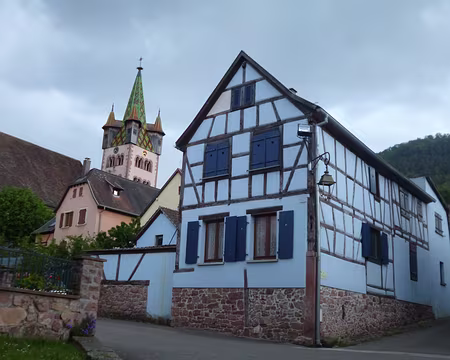 P1190041 Eglise Saint-Georges et son clocher roman, Châtenois