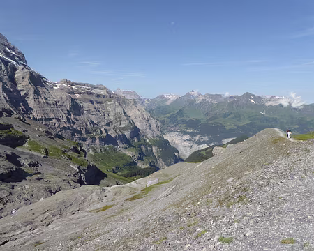 090 Arrivée sous l'Eiger par le téléphérique Eiger Express