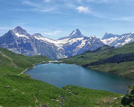 20240725_141747-01 Bachsee, face au Wetterhorn 3692 m, Schreckhorn 4078 m, Finsterahorn 4274 m