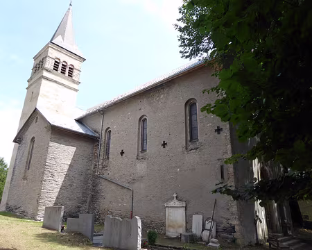 017 son Eglise, à l'ombre de laquelle nous avons pique-niquer