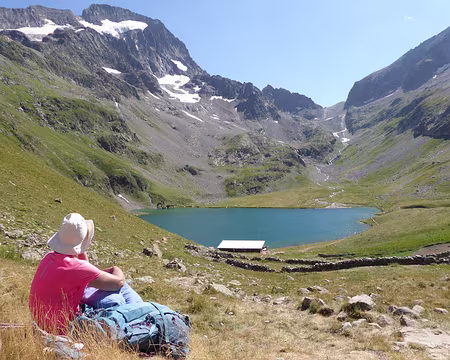 034 le lac de La Muzelle en vue