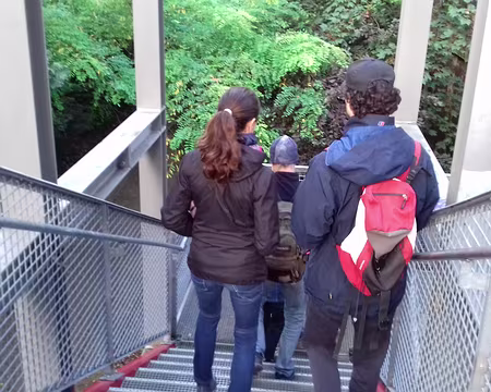 007 Descente dans la «tranchée Pereire» au niveau de la rue de Saussure …