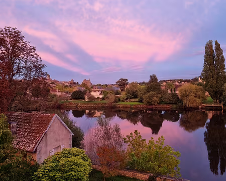 002 Vue depuis notre chambre sur Chauvigny.
