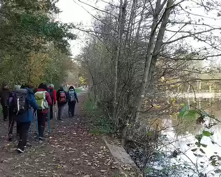 040 Le chemin au bord de l’étang