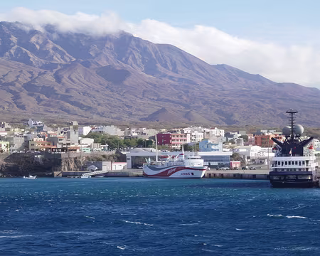 Nous quittons Mindelo, île de São Vincente.
