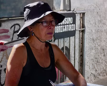 Loli à la Pause café chez Isabel.