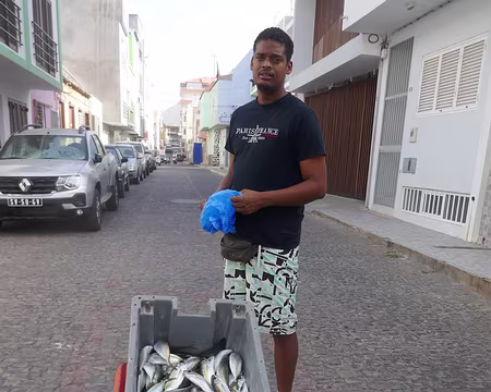 Vendeur de poisson, Mindelo.