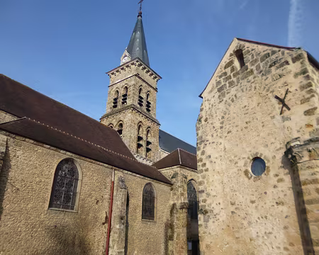 P1200762 Eglise Saint-Martin, XIIè s. et le prieuré Saint-Saturnin, Xè s., Chevreuse