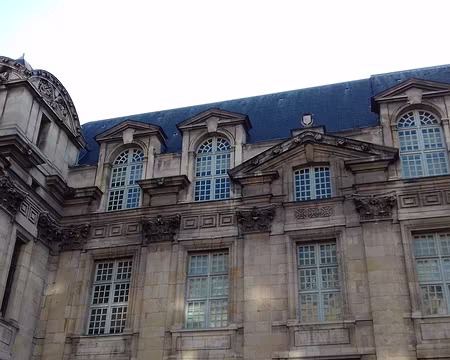 022 L’hôtel de Lamoignon (Philibert Delorme, 1559) fut acquis par Diane d’Angoulême, fille naturelle du roi Henri II, en 1584. Cet hôtel abrite la Bibliothèque...