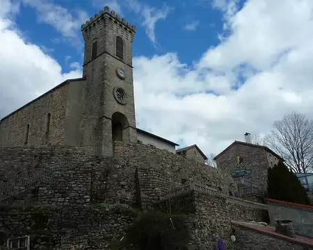 P1350773 Loubaresse, église fortifiée.