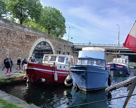 047 Le bassin de l’Arsenal relie le canal Saint-Martin à la Seine