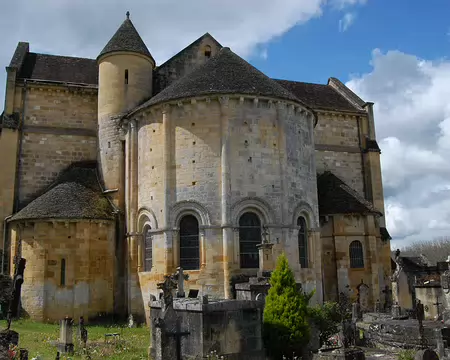 DSC_0089 Boucle de Domme: L'église de Cénac, ancien prieuré du XII ieme.