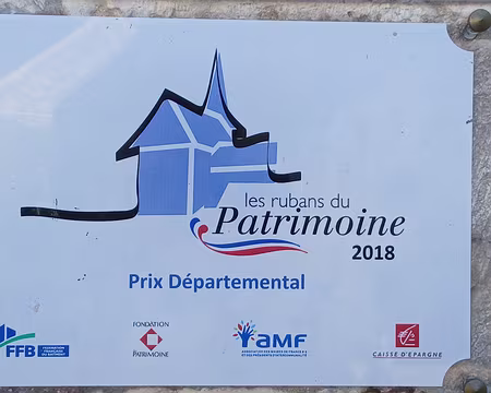 021 Le concours des « Rubans du Patrimoine », créé en 1994, récompense les communes ayant réalisé des travaux de rénovation du patrimoine bâti