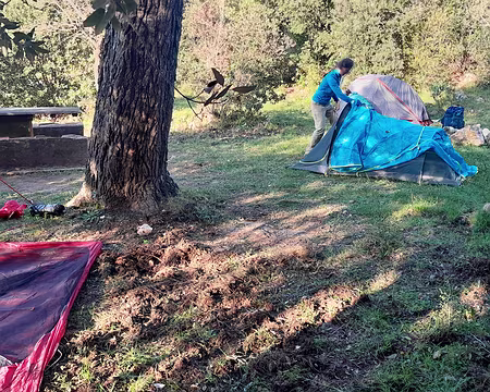 20250419_184048 Le 1er soir, certains campent ...