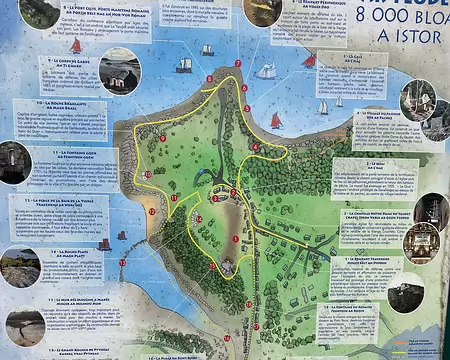 Beaucoup de choses à voir au Yaudet, site historique !