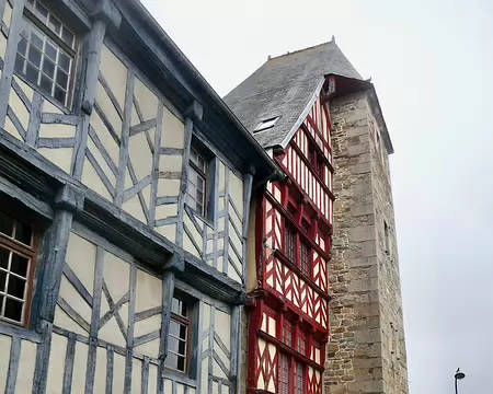 Vielles maisons à Tréguier.