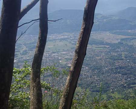 La vallée de l’Isère vue depuis la crête du Saint-Eymard La vallée de l'Isère vue depuis la crête du Saint-Eymard