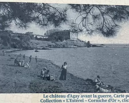 La sœur de St Exupéry, Gabrielle, avait épousé Pierre d'Agay, qui possédait ce château. St-Exupéry s'y est marié en 1932. Screenshot