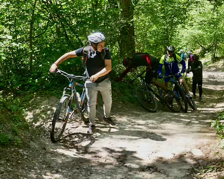 Dur dur, le VTT...