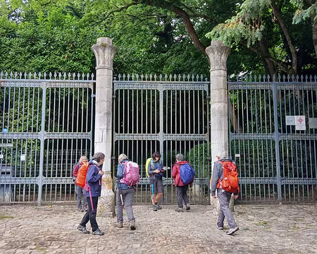 049 L’entrée du château de Vauboyen (début XIXème siècle), classé monument historique