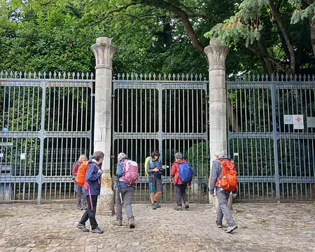 049 L’entrée du château de Vauboyen (début XIXème siècle), classé monument historique